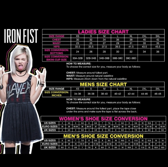 Iron Fist Red Flag Skirt❤🖤 - Picture 14 of 14